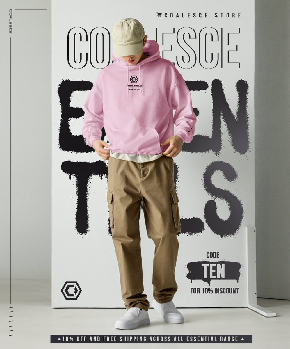 Coalesce (@teamcoalesce) on Twitter photo Brand New: Check Out Our Essentials Collection๐
coalesce.store
Use code "TEN" at checkout for a 10% Discount on your order!
Offer ends 31st May 2025 
#StrongerTogether Brand New: Check Out Our Essentials Collection๐
coalesce.store
Use code "TEN" at checkout for a 10% Discount on your order!
Offer ends 31st May 2025 
#StrongerTogether