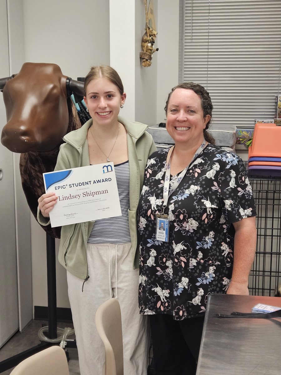 Congrats to our April EPICC student award winners: Katelyn, Lindsey &amp; Nina! These students were nominated by their teachers for being excellent role models of our campus core values. We are proud to have these students represent Miller both in and out of the classroom!