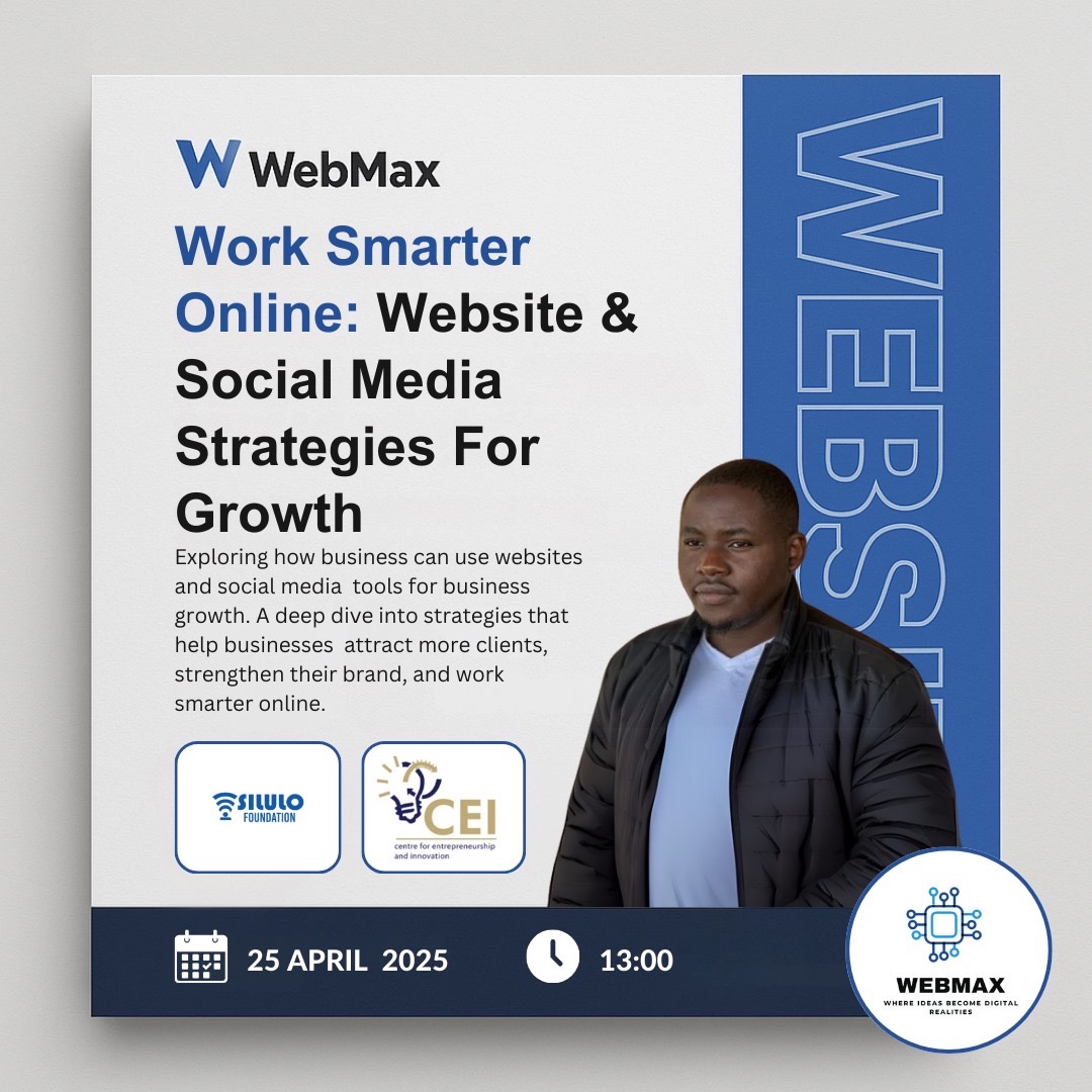 SolutionWe81133's tweet image. Excited to join the UWC Student Consulting Initiative this Friday!

Our Co-Founder, Xiyimo Baloyi, will be attending so connect with him at the session! 🤩🚀

See you there! 

#WebMaxSolutions #TechForGood