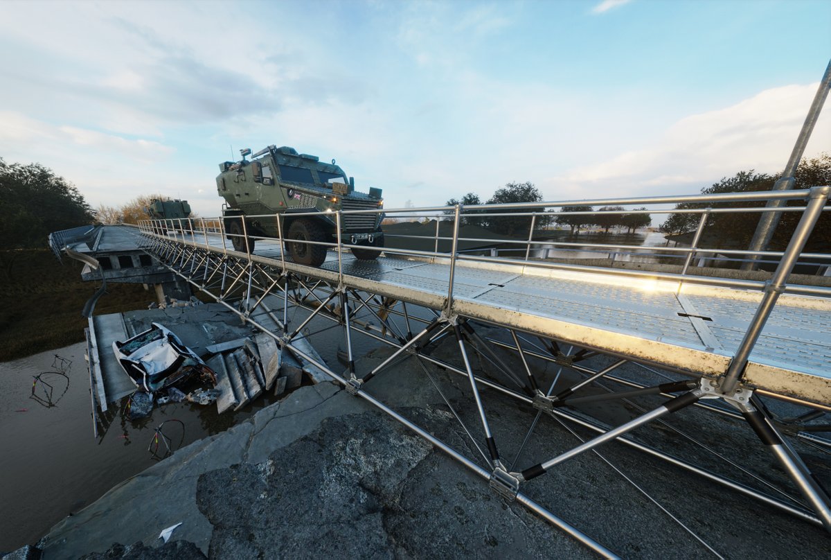EasiBridge's tweet image. Delighted with this recognition as we take EasiBridge to the next level
100' vehicle bridges transportable in light-trailers
#Easibridge #GetOverIt
@thinkdefence @nicholadrummond @UKArmyLogistics @Proud_Sappers @agbdrilling @Havoc_Six @militaryhistori @UKDefJournal @Commando_Ops