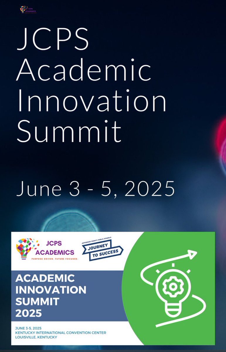 Have you registered for the JCPS Academic Summit?! Spots are on a first come first serve basis so register early for an amazing professional learning experience! Go to your JCPS Insider for more information!