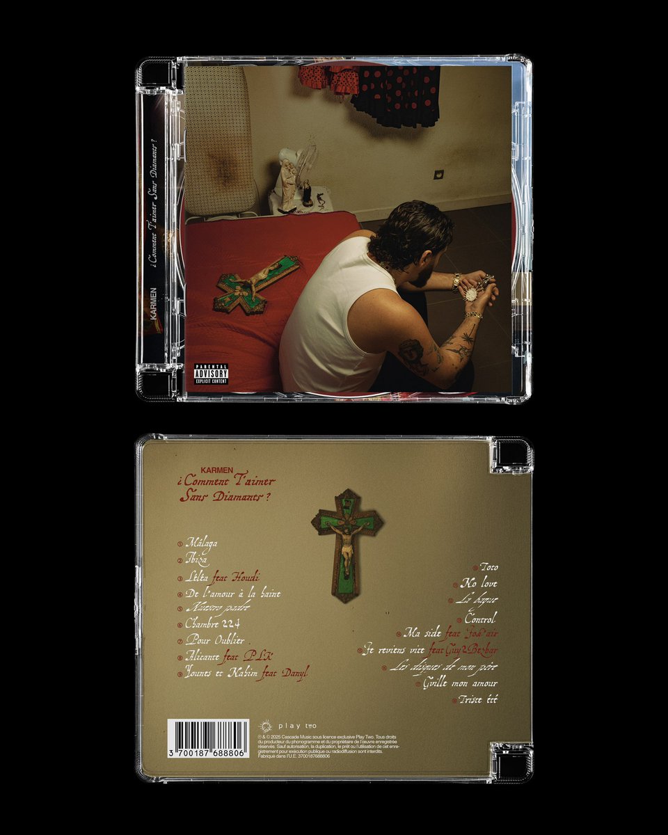 salu_cv's tweet image. GRAPHISME &amp;amp; PACKAGING POUR MON FRERO @karmen0ff ❤️❤️

« COMMENT T’AIMER SANS DIAMANTS ? » 💃💃