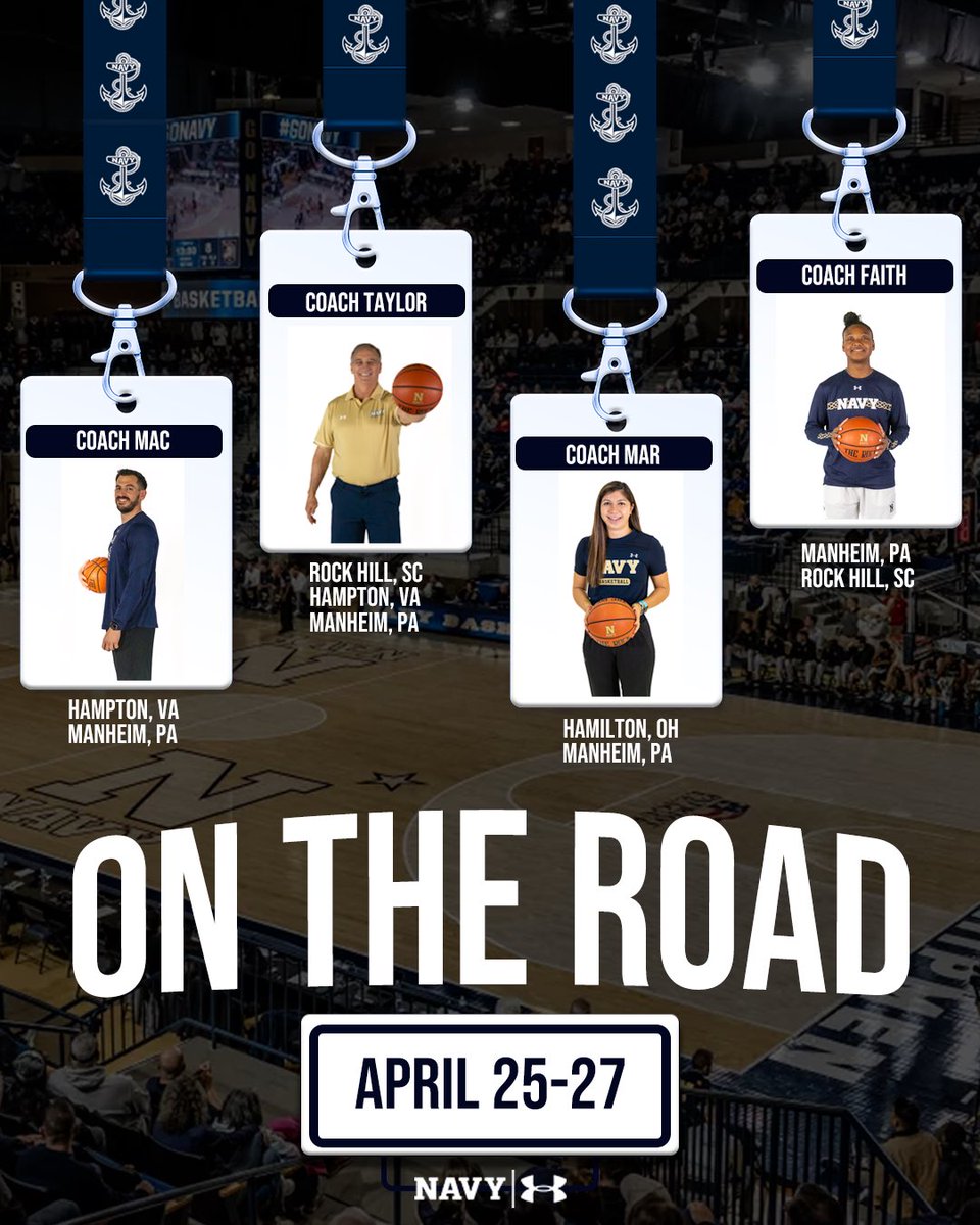 We are on the road this weekend looking for future Mids! ⚓️🏀

#GoNavy | #Impact