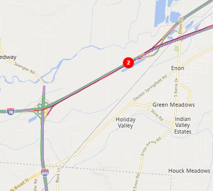 ODOT_Dayton's tweet photo. CLARK COUNTY: I-70 CLOSED in BOTH DIRECTIONS 0.3 miles beyond I-70/SR-4 Split (MM: 46.5), due to crash. Use alternate route. https://t.co/Sbrx4TpTTg