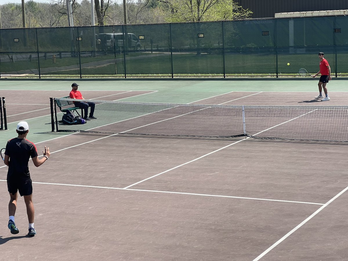 DISTRICT XI TENNIS CHAMPIONSHIPS:

2A Singles Championship-Deven Pandey of Saucon Valley vs Aveer Chadha of Moravian Academy. 

Pandey is looking for his 4th straight <a href="/PIAADistrictXI/">PIAA District XI</a> 2A title. 

<a href="/SLUHNSportsMed/">St. Luke's Sports Medicine</a> <a href="/SauconAthletics/">SV Athletics</a> <a href="/MoravianAcademy/">Moravian Academy</a>