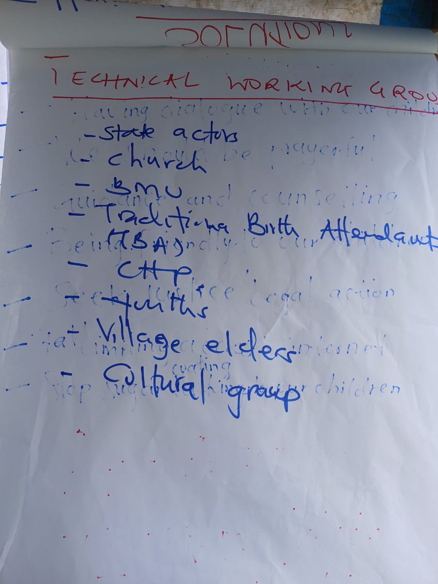 And today 24th April 2025, the CAITHS CBO under its "Nimechanuka Project", created a platform for both Community Stakeholders and State Actors where a formal SRHR Champions Technical Working Group was formed to help tackle related issues affecting community.