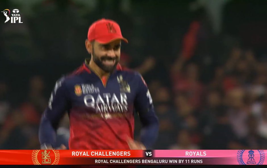 RCB is such a vibes team. They lose, you cry. They are about to win, you are about to cry. They win and you still cry.