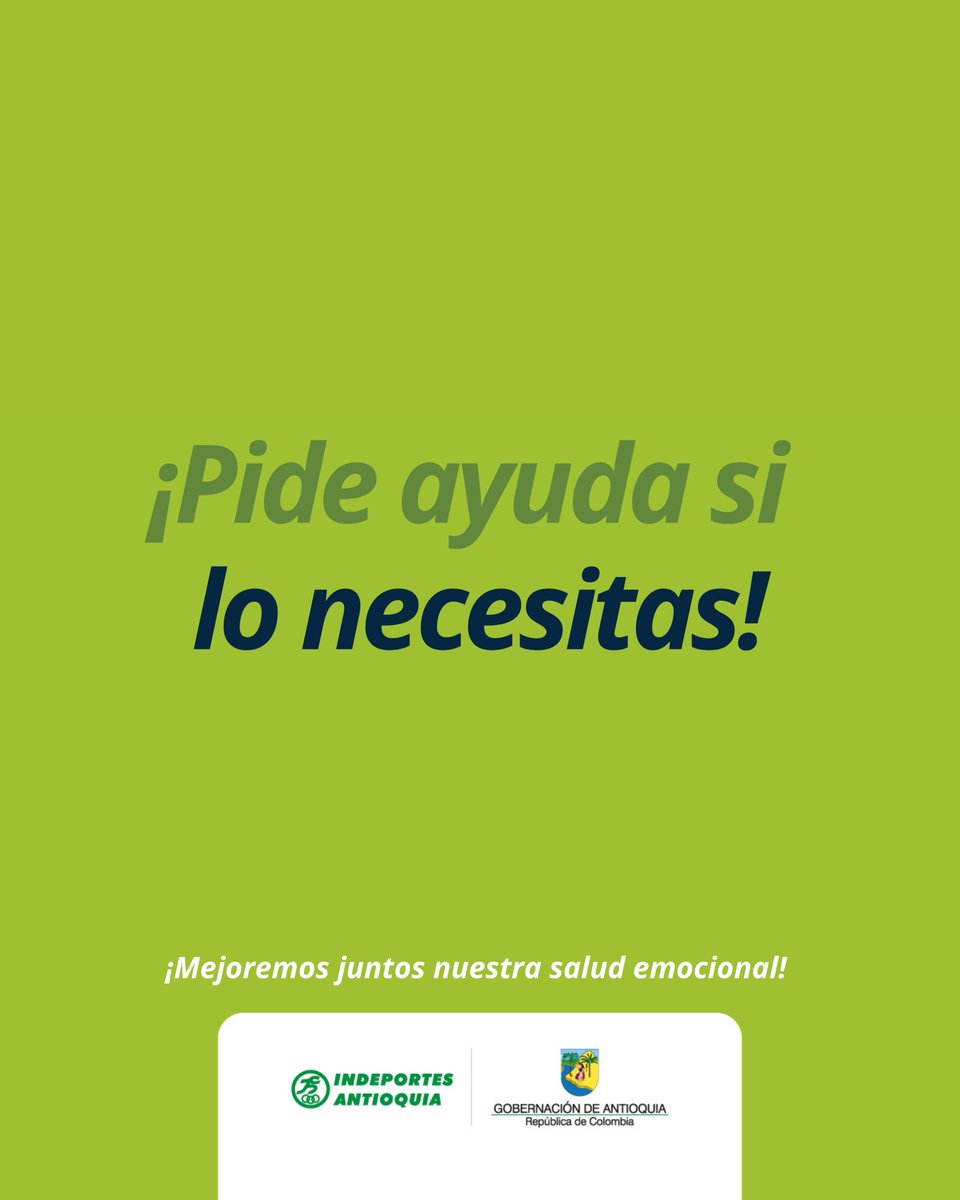 ¿Qué emoción sientes en este momento? ¿Miedo, tristeza, ira, alegría, sorpresa, asco, culpa, admiración, curiosidad o seguridad? 🤍💚 Desde el área de Medicina Deportiva, te invitamos a identificar tus emociones... 🧠 ¡Ese es el primer paso para mejorar nuestra salud mental!