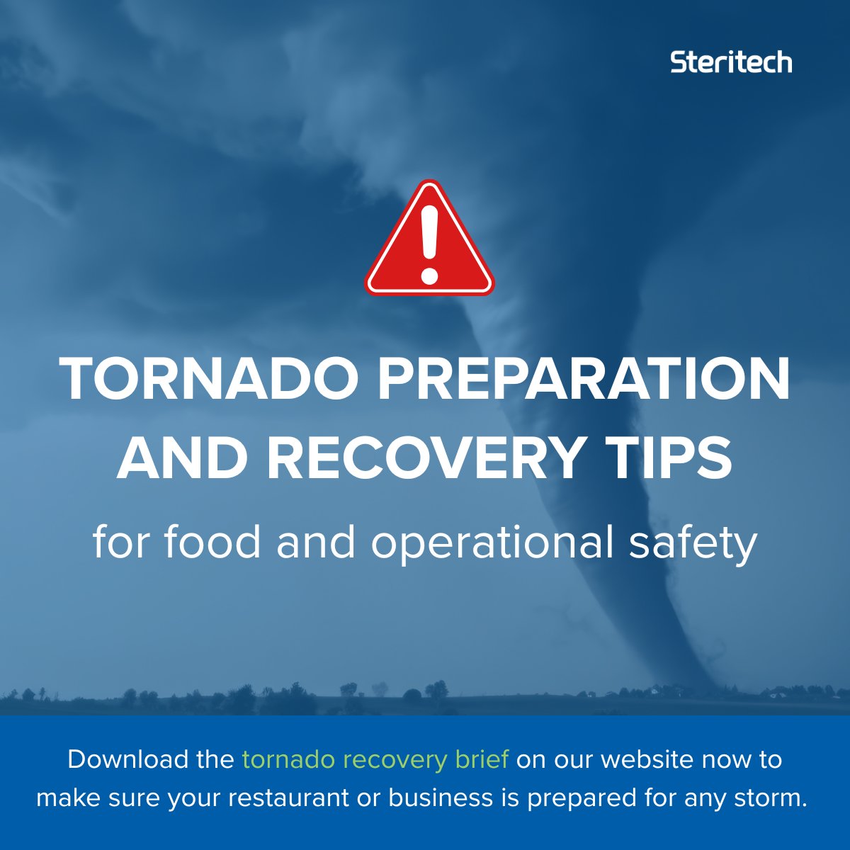 Tornado Season is upon us in some parts of the country, and it is always a good idea for businesses to be prepared in the event of an emergency! 

Check out our tornado preparation and recovery tips for food and operational safety &gt;&gt; spklr.io/60167TaM