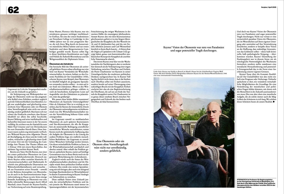 Stefan Eich (@stefeich) on Twitter photo Wrote something on Keynes and dentistry for the excellent new <a href="/surplusmagazin/">Surplus | Das Wirtschaftsmagazin</a>!
surplusmagazin.de/john-maynard-k…
Big thanks to <a href="/maxinefowe/">Maxine Fowé</a> and the rest of the editorial team for their help (and the great illustrations) Wrote something on Keynes and dentistry for the excellent new <a href="/surplusmagazin/">Surplus | Das Wirtschaftsmagazin</a>!
surplusmagazin.de/john-maynard-k…
Big thanks to <a href="/maxinefowe/">Maxine Fowé</a> and the rest of the editorial team for their help (and the great illustrations)
