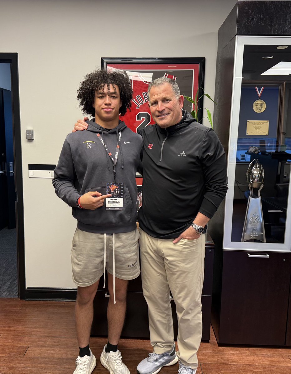 Zachary Gleason JR (@zacharygleason_) on Twitter photo #AGTG After a great visit and conversation with <a href="/GregSchiano/">Greg Schiano</a> I’m blessed to receive an OFFER from <a href="/RFootball/">Rutgers Football 🪓</a> ‼️
#CHOP🪓
<a href="/PCC_FOOTBALL/">Central Catholic Football</a> <a href="/CoachLehmeier/">Ryan Lehmeier</a> <a href="/CoachNoonanRU/">Charlie Noonan</a> <a href="/_VicHall/">Vic Hall</a> <a href="/coachdavidrowe/">David Rowe</a> <a href="/BrianDohn247/">BrianDohn247</a> <a href="/RivalsFriedman/">Adam Friedman</a> <a href="/210ths/">2Tenths Speed & Agility</a> #AGTG After a great visit and conversation with <a href="/GregSchiano/">Greg Schiano</a> I’m blessed to receive an OFFER from <a href="/RFootball/">Rutgers Football 🪓</a> ‼️
#CHOP🪓
<a href="/PCC_FOOTBALL/">Central Catholic Football</a> <a href="/CoachLehmeier/">Ryan Lehmeier</a> <a href="/CoachNoonanRU/">Charlie Noonan</a> <a href="/_VicHall/">Vic Hall</a> <a href="/coachdavidrowe/">David Rowe</a> <a href="/BrianDohn247/">BrianDohn247</a> <a href="/RivalsFriedman/">Adam Friedman</a> <a href="/210ths/">2Tenths Speed & Agility</a>
