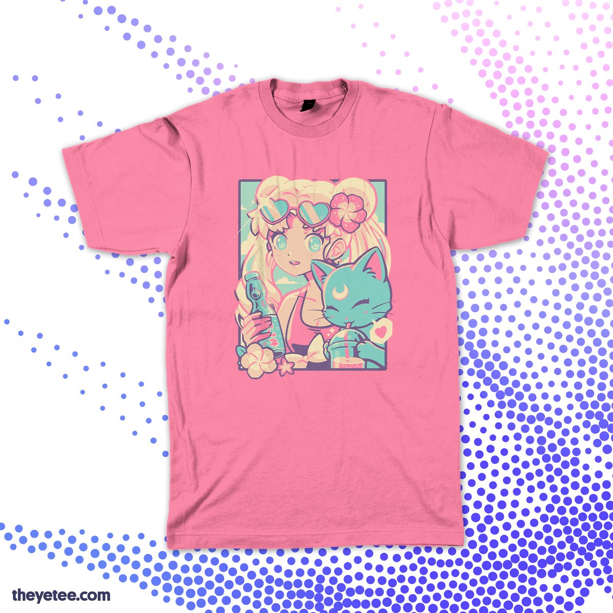 月野うさぎ 「Every hero deserves a vacation! Designed」|The Yetee 🌈のイラスト