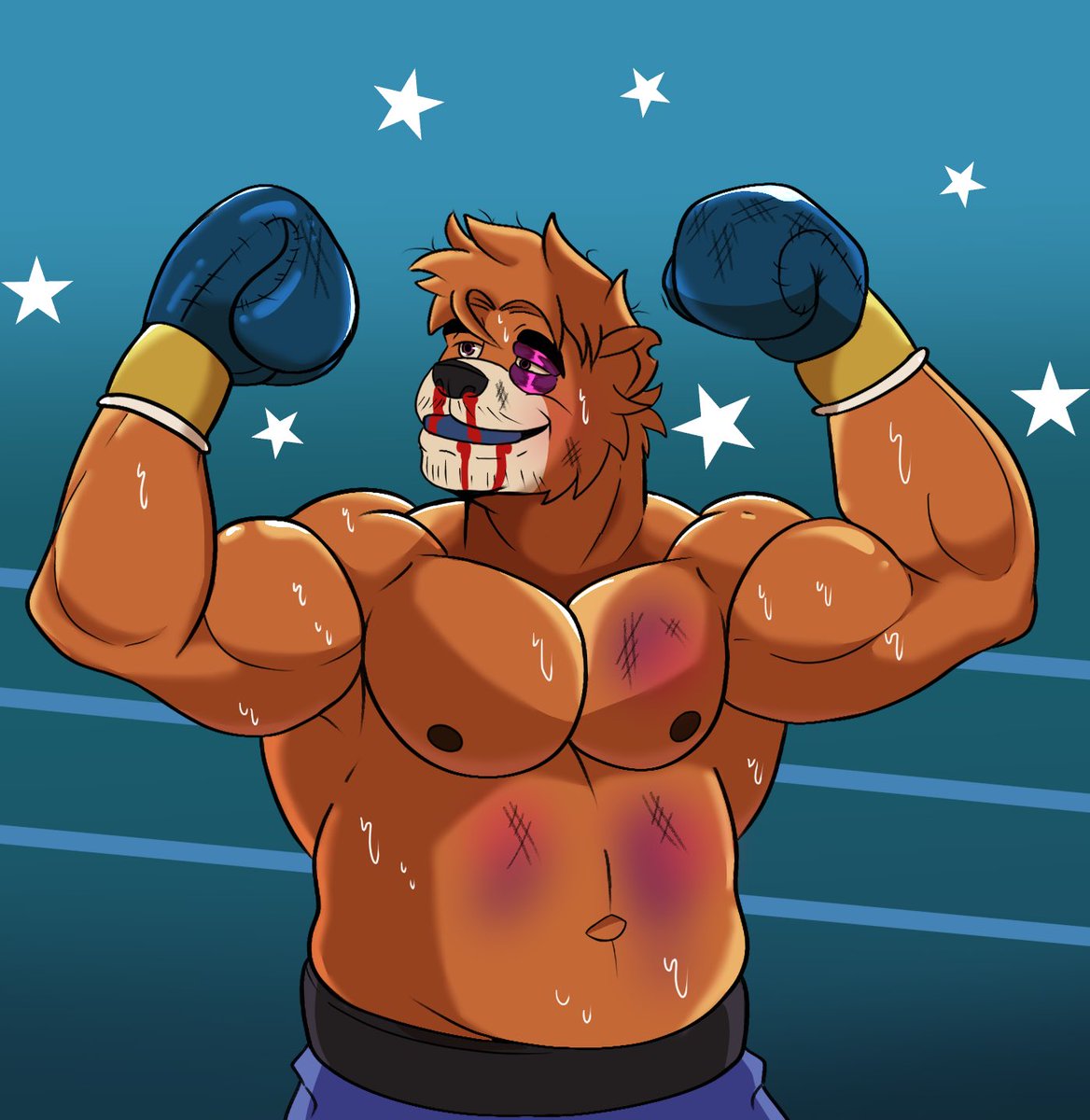 I’M ALIVE and HEEEEERRRREEE’S UR CHAMPION OF THE URSA BOXING CHAMPIONSHIP!!