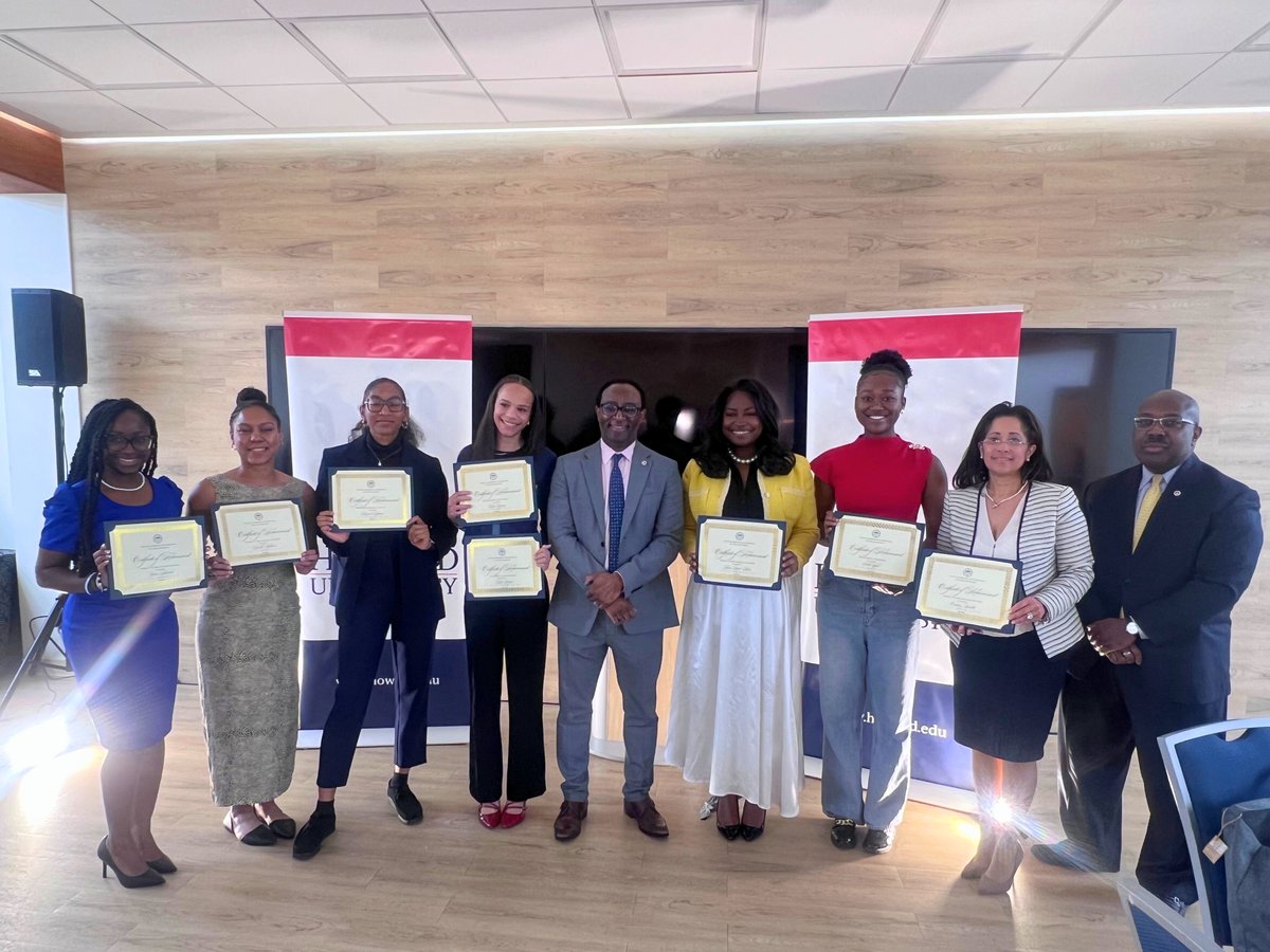 Congratulations, scholars!
 
Howard University proudly honored a new class of high-achieving students at the second annual ACE Scholars Merit Award Ceremony.
 
This event recognized students who have earned or advanced in nationally competitive fellowships and scholarships.
 
To