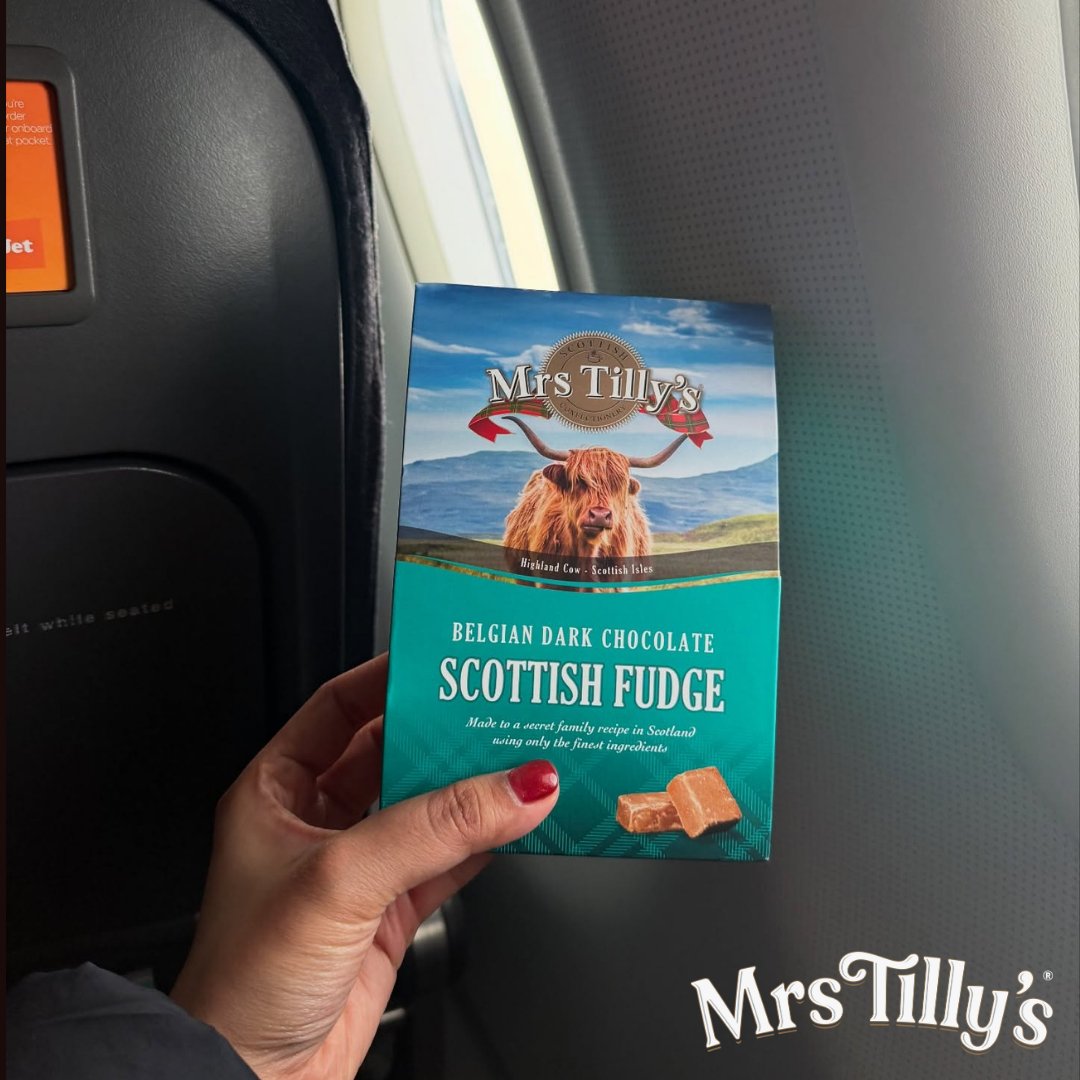 When Scotland meets the world…✈️🌍

Take a piece of Scotland home with you with a box of our delicious Scottish Fudge, available at World Duty Free. The perfect souvenir to sweeten your journey and make saying goodbye just that little bit easier. 🏴󠁧󠁢󠁳󠁣󠁴󠁿