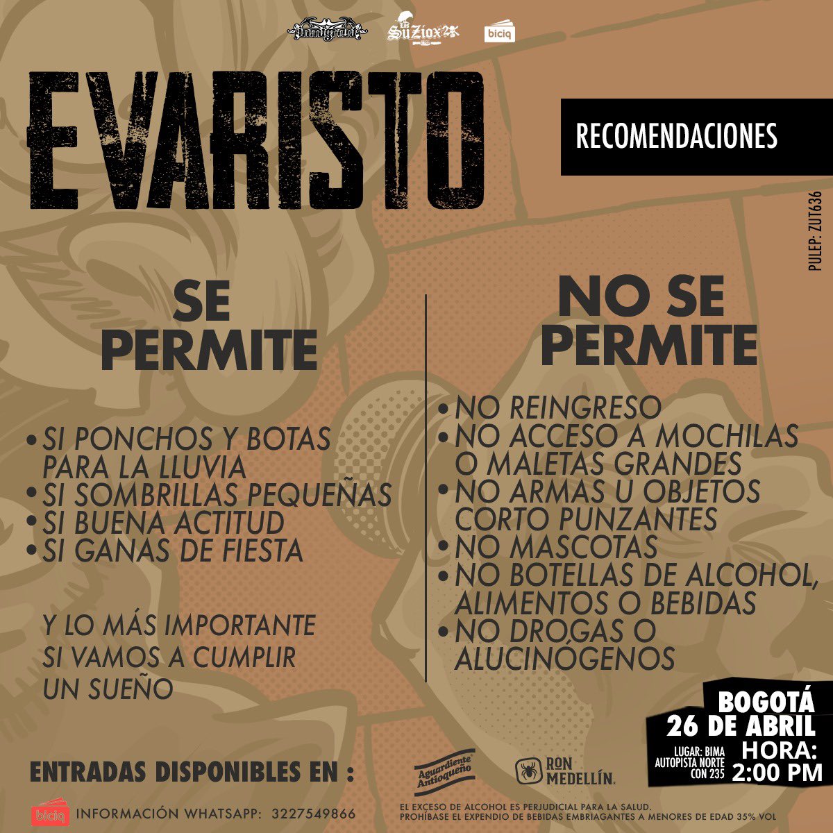Nuestras recomendaciones para EVARISTO‼️
