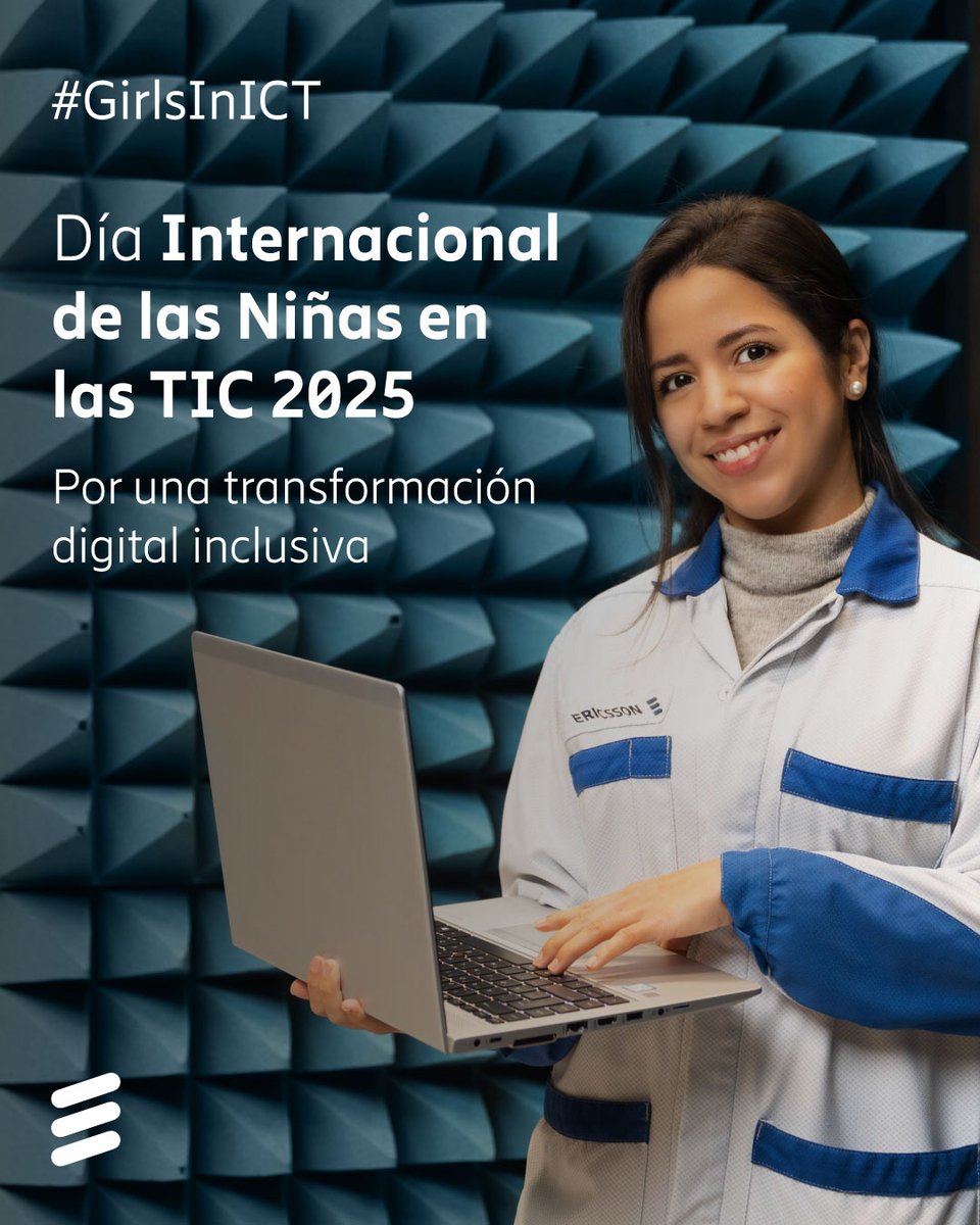 Hoje é o #GirlsInICTDay 

💡Tema 2025: Meninas nas TICs para uma transformação digital inclusiva. Na #Ericsson, seguimos firmes na meta de 30% de representatividade feminina em todos os níveis até 2030.

#STEM #MulheresNaTecnologia #Diversidade