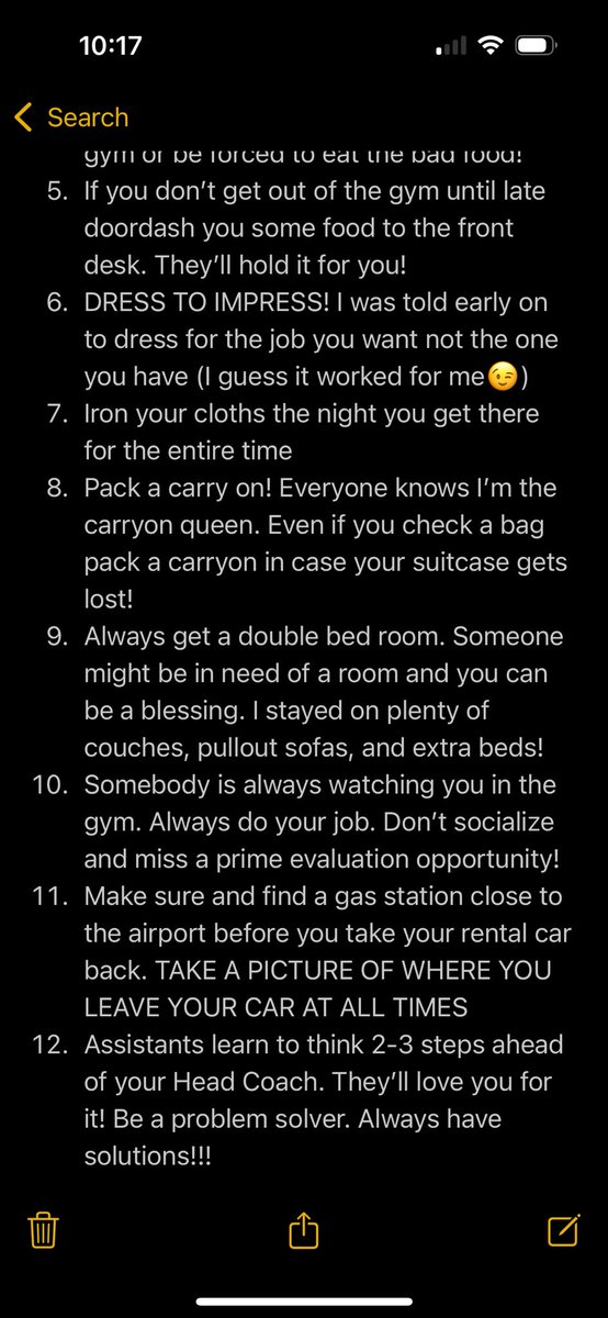 Nicole Woods (@_woodsway) on Twitter photo 🚨It’s that time of year. 🚨
Here are “Cole’s Coaching Clues!” Let’s hope my own assistant <a href="/Bdrew_15/">BRITTANY DREW</a> follows instructions this year!!! Please RT! BONUS TIP:
Pack a carryon bag and not checked bag! Saves you time and not having to wear the same thing for multiple days 🙃 🚨It’s that time of year. 🚨
Here are “Cole’s Coaching Clues!” Let’s hope my own assistant <a href="/Bdrew_15/">BRITTANY DREW</a> follows instructions this year!!! Please RT! BONUS TIP:
Pack a carryon bag and not checked bag! Saves you time and not having to wear the same thing for multiple days 🙃