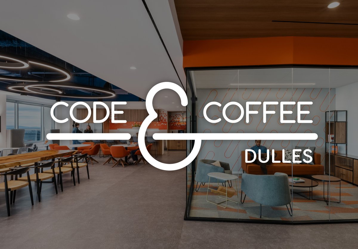 BTI360's tweet photo. Reminder! 🗓️ This Saturday BTI360 will host the Dulles Code &amp; Coffee meetup at our office.

See the #Meetup page to learn more and sign up to attend.

https://t.co/2l1LtRe7MI https://t.co/qMKQmwONrc