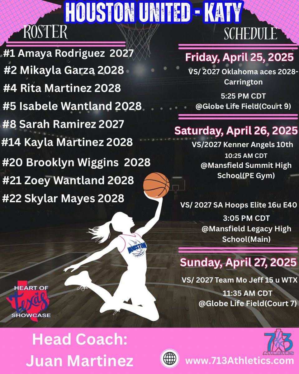 Can't wait to watch the 16U play in The Heart of TX this weekend!! Let's Goooo!! <a href="/AlonzoOrta/">Alonzo94</a> <a href="/2026HouUnited/">HouUNITED -Matt</a> <a href="/HoustonUnited3/">Houston_UnitedBB</a> <a href="/clevergurl/">Mona Jimenez</a>