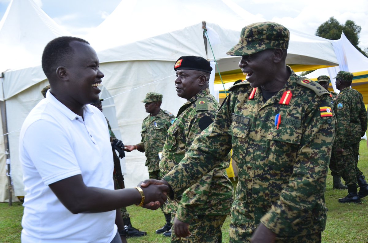 Honoured to receive yet another commendation from Lt. Gen. Muhanga Kayanja, Commander of UPDF Land Forces, as "OPERATION SHUJJA SPECIALIST" during the handover ceremony between Maj. Gen. Richard Otto and Maj. Gen. Birungi.