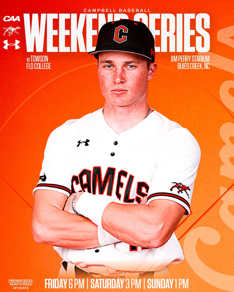 Campbell Baseball (@gocamelsbsb) on Twitter photo ππππππππ. ππ. πππ
π.
π | Towson
π | 6:00
ποΈ | Jim Perry Stadium
π§’ | Sandlot Night
π | Friday Night Fireworks
πΊ | <a href="/FloCollegeBSB/">FloCollege | Baseball</a>
#RollHumps πͺβΎοΈ ππππππππ. ππ. πππ
π.
π | Towson
π | 6:00
ποΈ | Jim Perry Stadium
π§’ | Sandlot Night
π | Friday Night Fireworks
πΊ | <a href="/FloCollegeBSB/">FloCollege | Baseball</a>
#RollHumps πͺβΎοΈ