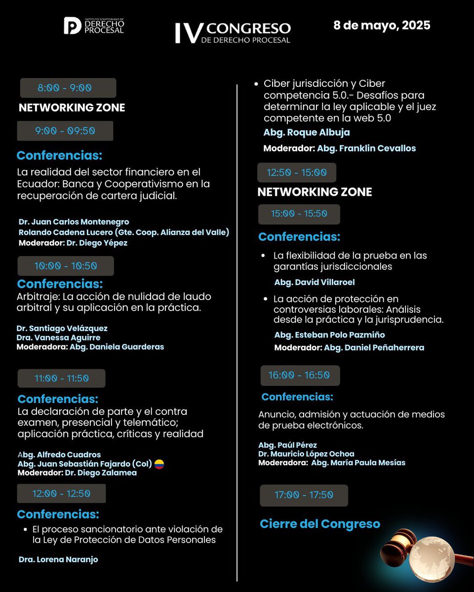 Instituto Ecuatoriano de Derecho Procesal tweet media