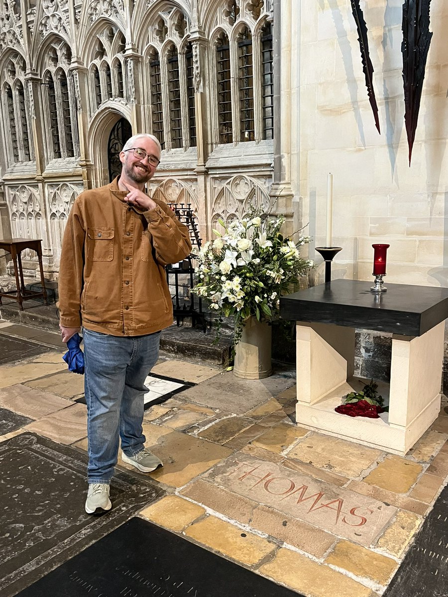 First day of my pilgrimage in Canterbury, England.