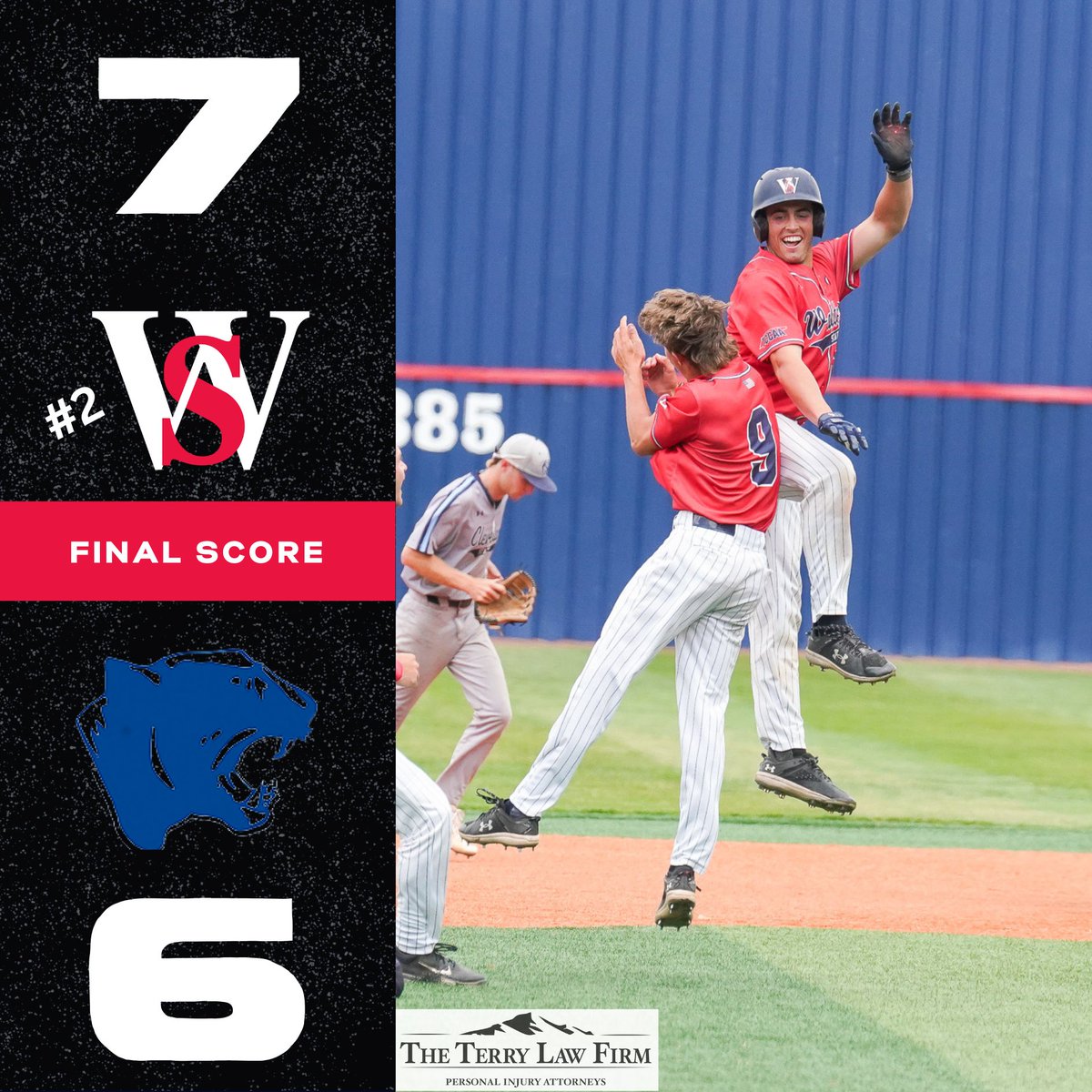 Walters State Athletics (@waltersstsports) on Twitter photo ⚾️
FINAL
No. 2 <a href="/WSCCbaseball/">WaltersStBaseball</a> scores 3 in the seventh, and Carson Cabbage walks it off! ⚾️
FINAL
No. 2 <a href="/WSCCbaseball/">WaltersStBaseball</a> scores 3 in the seventh, and Carson Cabbage walks it off!