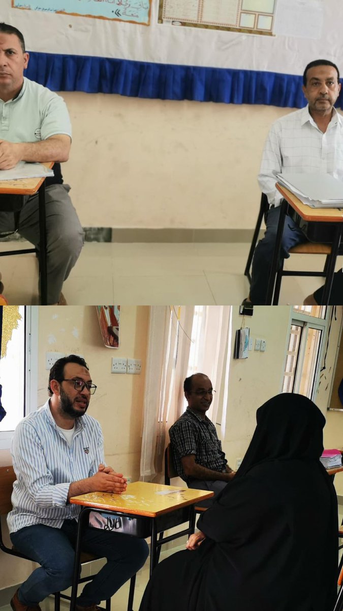 تم يوم الخميس الموافق 2025/4/24 عقد الملتقى الثالث بين الهيئة التعليمية وأولياء الأمور  لمناقشة المستوي التحصيلي للطلاب ومتابعة سلوكيات الطلبة وكذلك الشراكة المجتمعية بين المدرسة والأسرة وتعزيز التواصل مع أولياء الأمور.