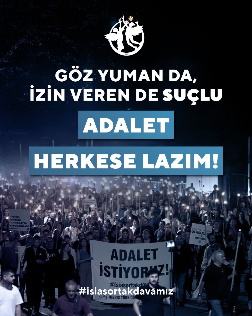 Kaybettiğimiz masum canların acısı hala ilk günkü gibi.
Adalet nöbetimiz, mücadelemiz adalet sağlanana kadar devam edecek. En az mimarı, mühendisi, fenni müessili, sahipleri kadar onay veren imza koyan kamu görevlileri de suçludur ve tutuklu yargılanmalıdırlar.
#isiasortakdavamız