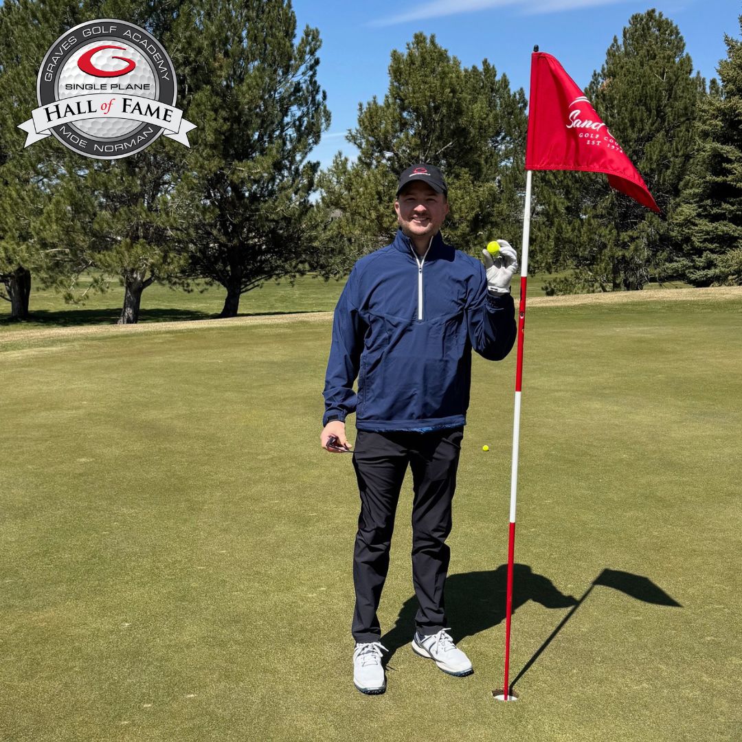 Congratulations to Single Plane Academy Member Phil H. on his Hole in One! Welcome to the Graves Golf Hall of Fame!

"#9 Sandcreek Golf course. 153 yards pitching wedge Elyte Callaway, chrome X tour triple track, witnessed by 4 guys. " - Phil H.