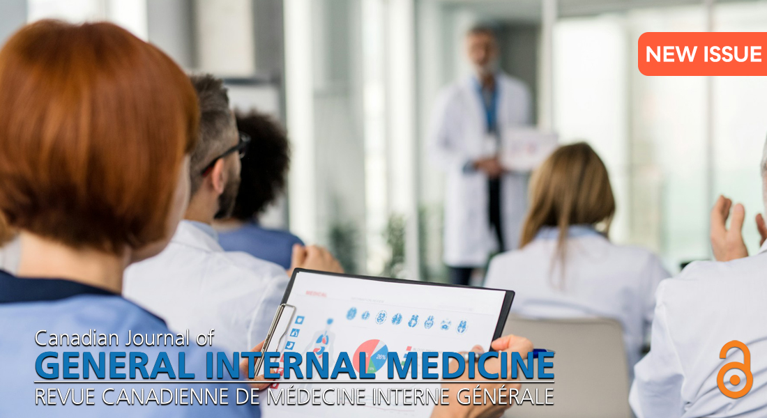 The new issue of the Canadian Journal of General Internal Medicine (20.1) examines the impacts of AI on patient care, how clinical work and clinical research can work in tandem, the future of #clinicaltrials, and more. Read the issue here: bit.ly/cjgim201 <a href="/CSIMSCMI/">CSIM</a>