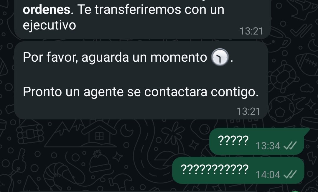 frichomont1's tweet photo. @Autopase para que ponen canales de atención si no dan respuestas. 1 hora esperando atención por plataforma wasapth. https://t.co/aTgIBDM6sI