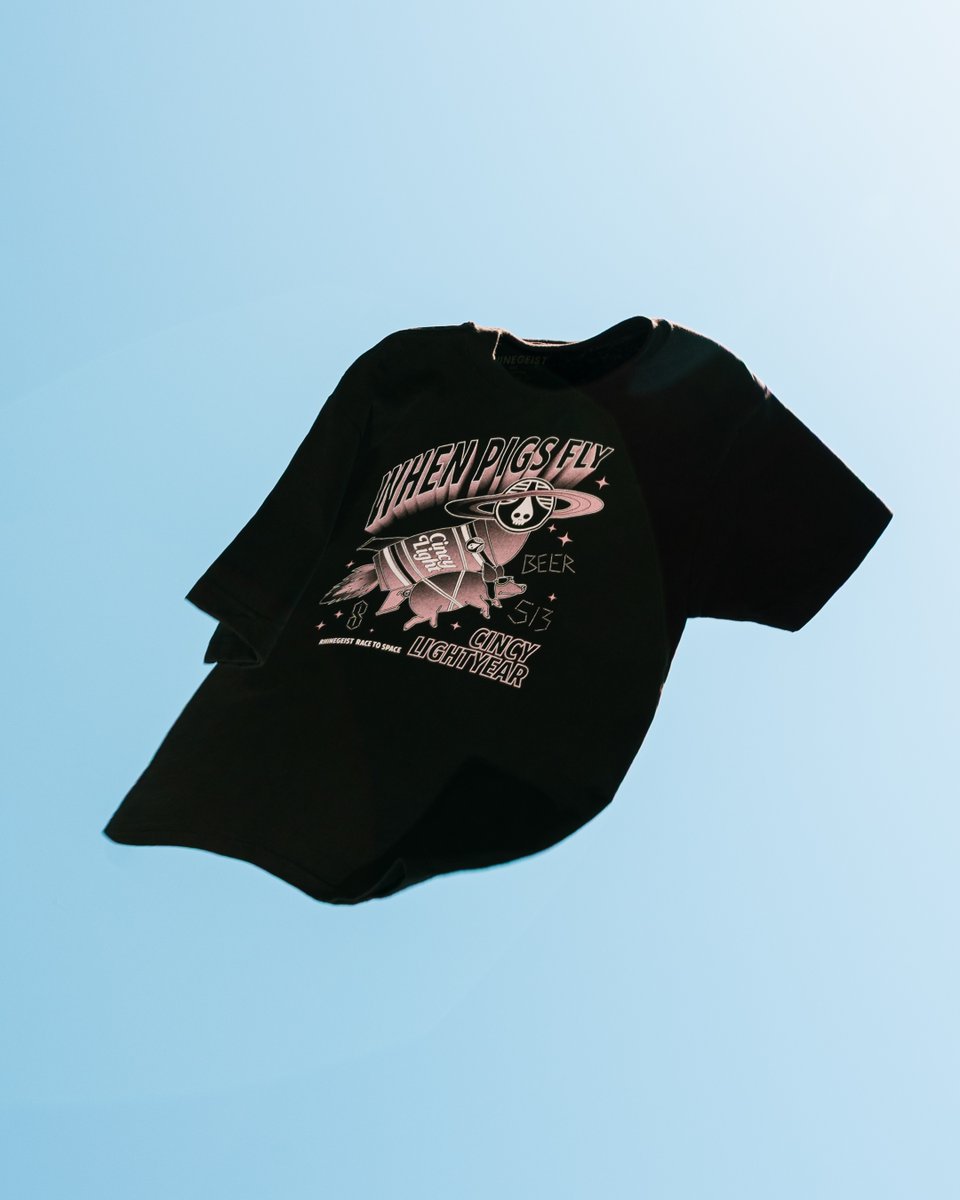 Rhinegeist (@rhinegeist) on Twitter photo WHEN PIGS FLY (with a little help from <a href="/CincyLight/">Cincy Light</a> )
We’re getting excited for Flying Pig weekend, and we just printed a fresh round of t-shirts to commemorate this year’s race! Grab yours before they fly away!
shop.rhinegeist.com/products/when-… WHEN PIGS FLY (with a little help from <a href="/CincyLight/">Cincy Light</a> )
We’re getting excited for Flying Pig weekend, and we just printed a fresh round of t-shirts to commemorate this year’s race! Grab yours before they fly away!
shop.rhinegeist.com/products/when-…