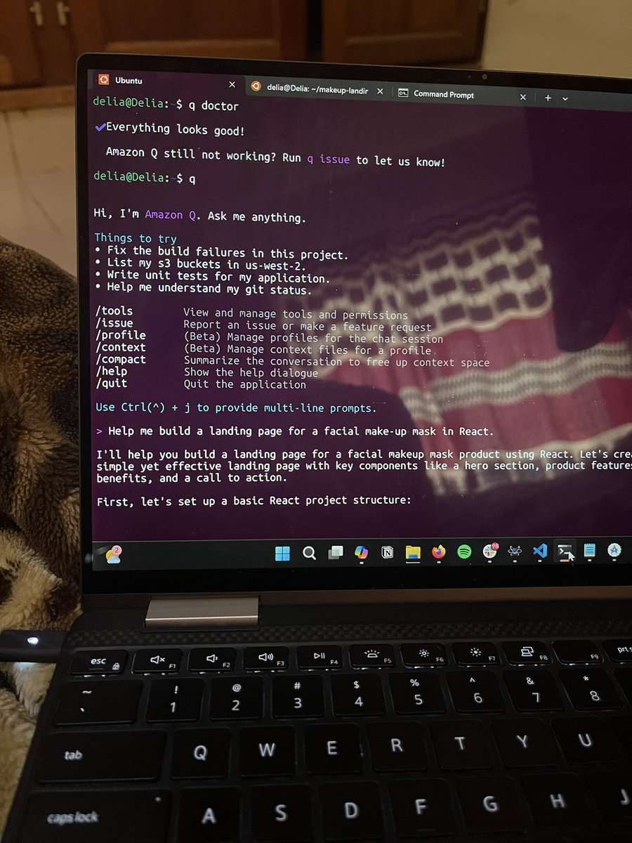 “developer”❌
“vibe coder”✅

btw, have you used Amazon Q CLI today?👀