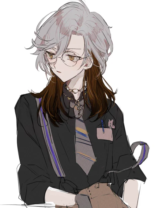 ……。 
