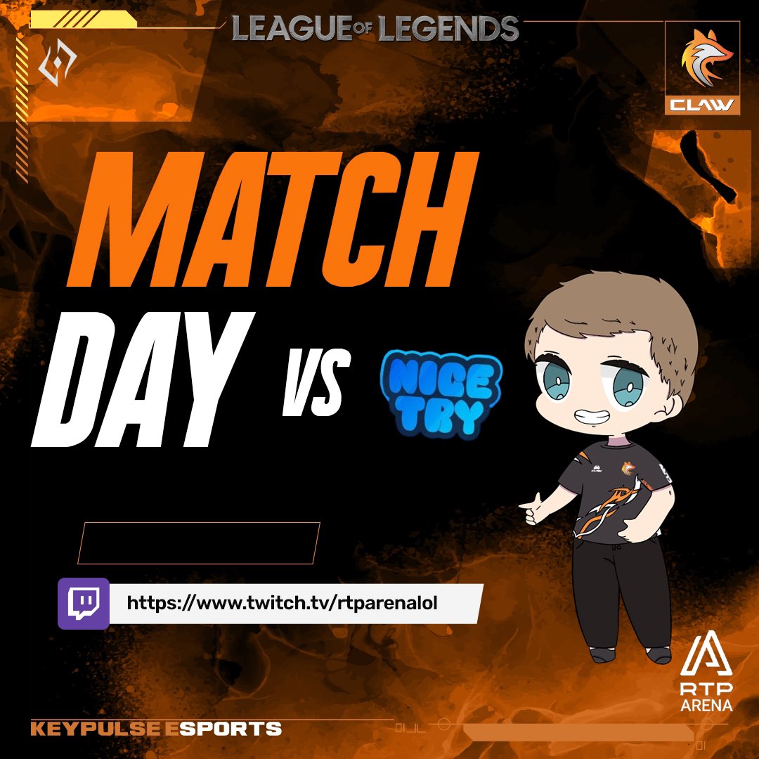 🙌🏻 Dia de Jogo 🙌🏻
Vem apoiar-nos neste início de semana competitiva, que sairá vitorioso 😎 

Não percas no canal da <a href="/rtparena/">RTP Arena</a> 📺 às 21h! <a href="/lplol_pt/">LPLOL</a>