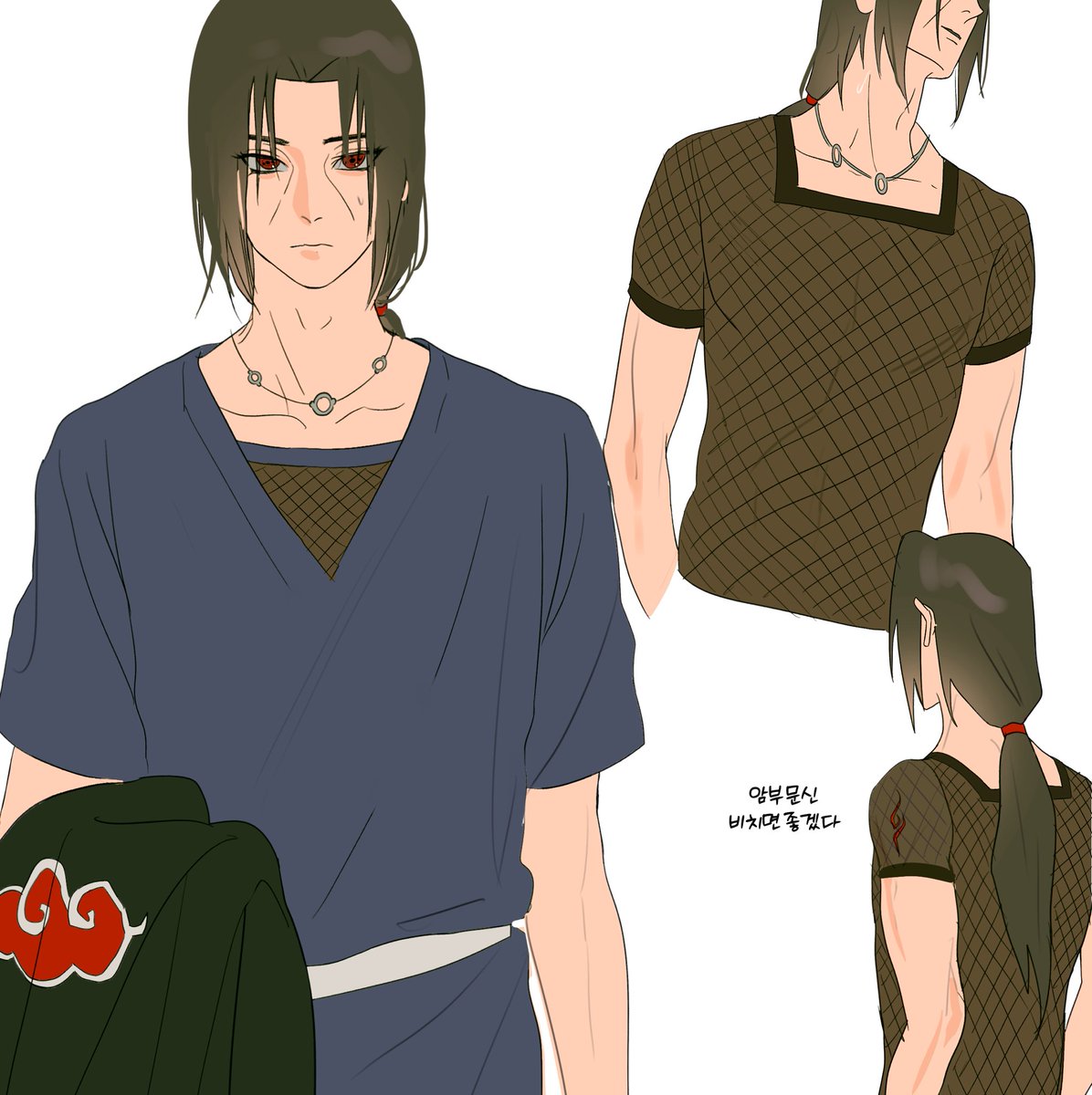 저 평범한 옷 안에 섹시망사딱붙티를 입고 있다는 사실을 믿기 힘들었던것 같아..(좋음)