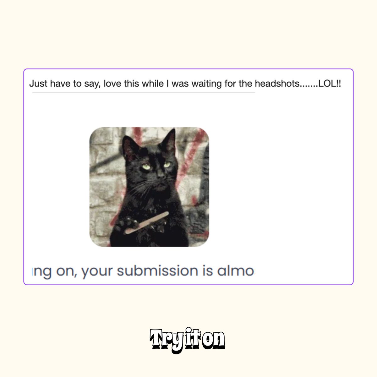 Try it on AI tweet media