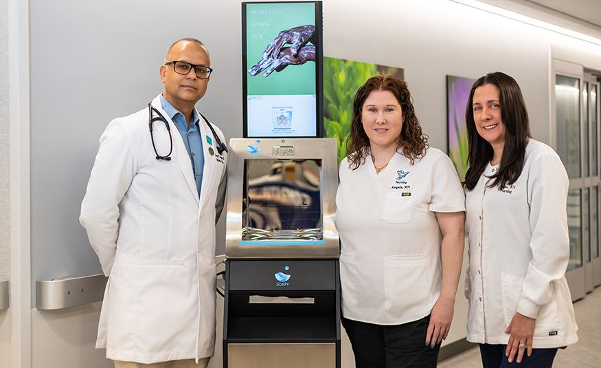 soapyglobal's tweet photo. Come visit us at #APIC2025 and learn why @HolyNameMedCtr Medical Center adds an AI-powered clinical hand-washing system

https://t.co/HXEzTpvwgR

#SoapyGlobal #handhygiene #handwashing #AIinhealthcare #innovation https://t.co/BHdHejfabw