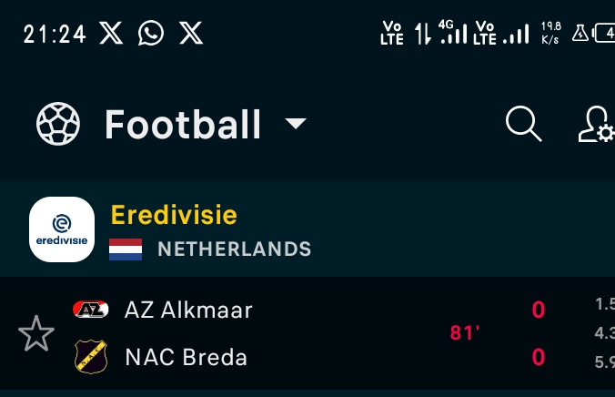 LegitDribbler's tweet image. Nadhani Flashscore ni scam. Mnatumia app zipi kufuatilia game?