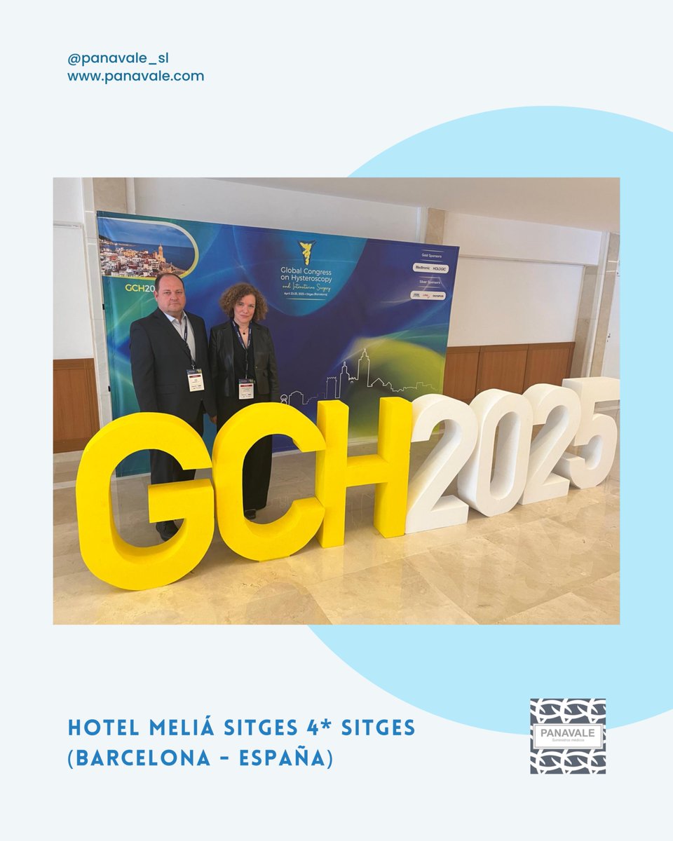 ✨ ¡Directamente desde el Global Congress of Hysteroscopy en Sitges! 🇪🇸

El equipo de #PanavaleSuministrosMédicos está presente esta semana en uno de los eventos más importantes a nivel mundial sobre histeroscopia. 🔬 

¿Estáis también en Sitges? ¡No dudéis en saludarnos!