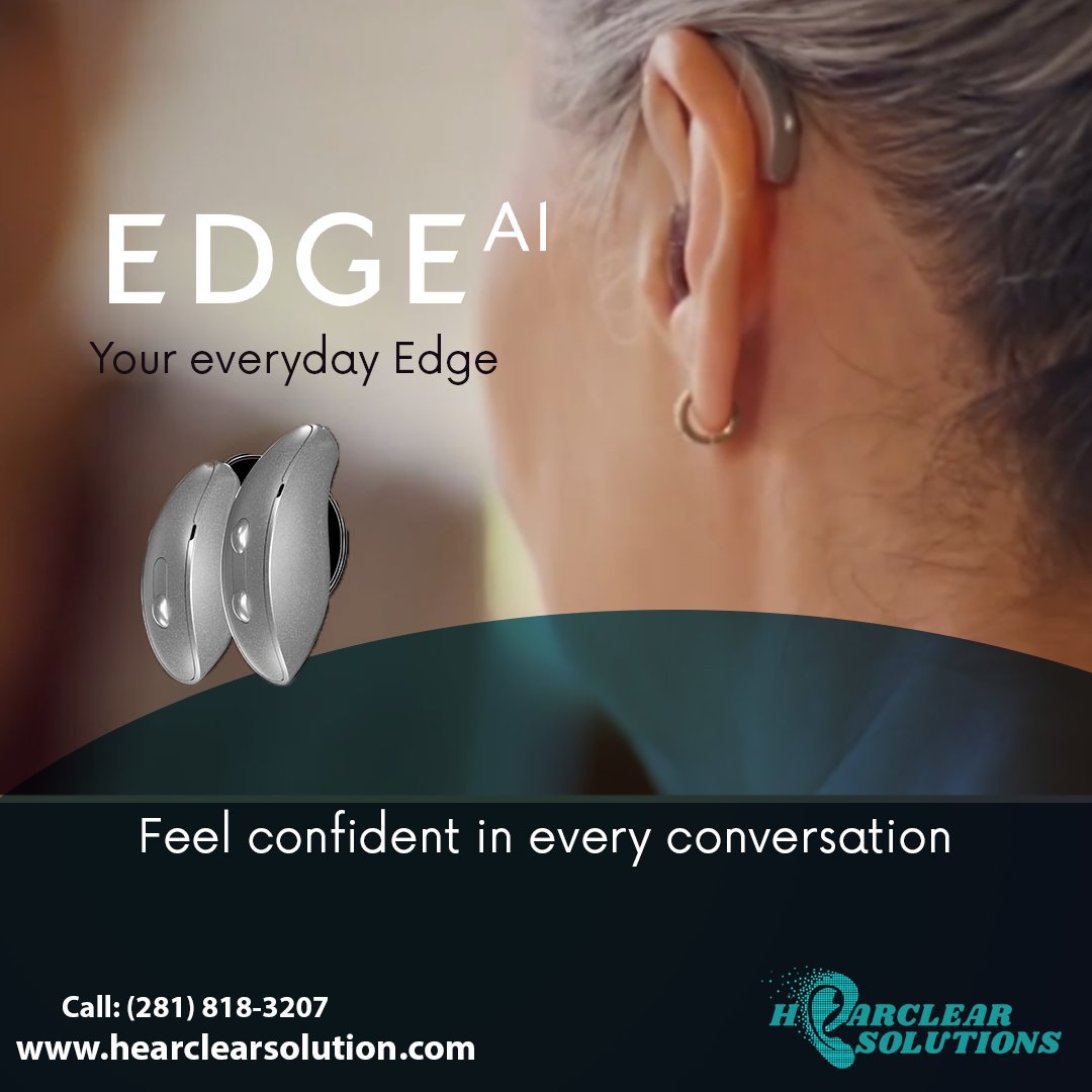🎧 Edge AI Hearing Aids by Hearclear Solutions
Hear better with AI that boosts speech clarity and cuts background noise.🔊 Perfect for everyone—from tech-savvy users to everyday listeners.
📞Book now: hearclearsolution.com
📲Call: +1 (281) 818-3207
#EdgeAI #BetterHearingForAll