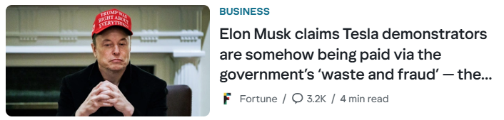 MFer you are the Government.  <a href="/elonmusk/">Elon Musk</a> WUT?