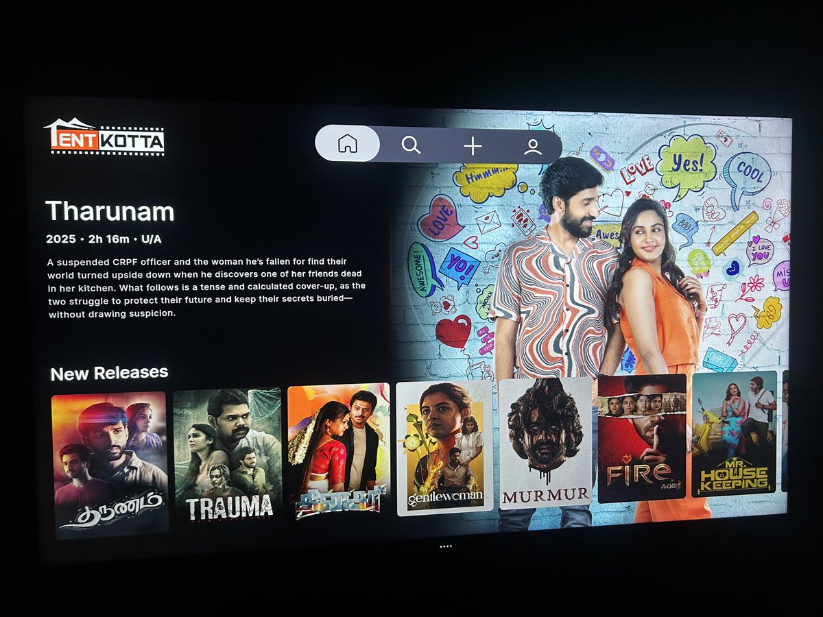 Arvindh Srinivasan (@dirarvindh) on Twitter photo #Tharunam now streaming in <a href="/Tentkotta/">Tentkotta</a>
<a href="/kishendas/">Kishen Das</a> <a href="/smruthi_venkat/">smruthi venkat</a> <a href="/RajAyyappamv/">Raj Ayyappa</a> <a href="/Official_bala1/">Actor_Balasaravanan</a> <a href="/RajaBhatta123/">Raja Bhattacharjee</a> <a href="/zhenstudiosoffl/">ZHEN Studios</a> <a href="/ashwinhemanth22/">Ashwin Hemanth</a> <a href="/teamaimpr/">Team AIM</a> <a href="/editorsiddharth/">Arul E Siddharth</a>
#TharunamonTentKotta #Tharunam now streaming in <a href="/Tentkotta/">Tentkotta</a>
<a href="/kishendas/">Kishen Das</a> <a href="/smruthi_venkat/">smruthi venkat</a> <a href="/RajAyyappamv/">Raj Ayyappa</a> <a href="/Official_bala1/">Actor_Balasaravanan</a> <a href="/RajaBhatta123/">Raja Bhattacharjee</a> <a href="/zhenstudiosoffl/">ZHEN Studios</a> <a href="/ashwinhemanth22/">Ashwin Hemanth</a> <a href="/teamaimpr/">Team AIM</a> <a href="/editorsiddharth/">Arul E Siddharth</a>
#TharunamonTentKotta