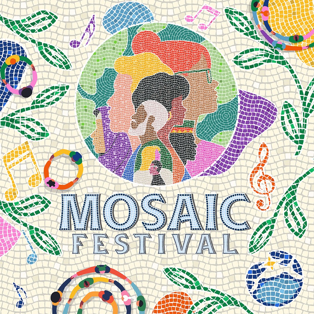 cityofhampton's tweet photo. THIS WEEKEND: Celebrate the diversity of world cultures through art, music, food, dance and history — at the annual Hampton Mosaic Festival from 10am to 5pm Saturday. Learn more at: https://t.co/zFZzYeHFyZ https://t.co/bB14aoFXSL