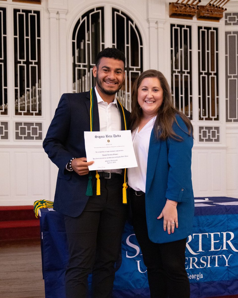 shorteruniv's tweet photo. 🎓 Congrats to our 2025 College of Business Award winners!
These winners were recognized for their achievements:
🏅 Abigail Klinkhamer
🏅 James Stewart
🏅 Marshall Combee
🏅 Danilyn Sheats
🏅 Mattilyn Day
🏅 Zach Morrison
🏅 Anthony Banks
#COBAwardsDay #ShorterU https://t.co/AsC0uZ99b5