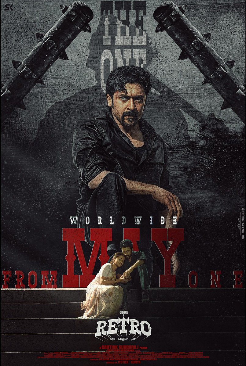 Fanmade Poster #RetroFanArt 💥

<a href="/2D_ENTPVTLTD/">2D Entertainment</a> <a href="/SakthiFilmFctry/">Sakthi Film Factory</a> 
<a href="/karthiksubbaraj/">karthik subbaraj</a>

#Retro #TheOne #RetroFromMay1
