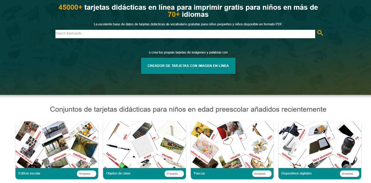 Compartimos un generador online para crear flashcards imprimibles. 
Es gratuito y no hace falta registrarse.
Esperamos que os guste. 😊
kids-flashcards.com/es